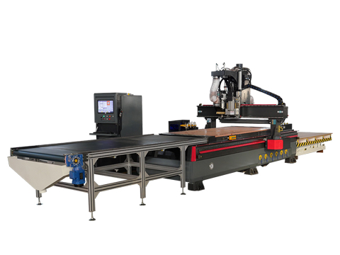 Atc CNC Router With Auto Loading Unloading System For Wood Cabinet Nesting
